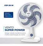 Ventilador De Mesa 30cm Super Power 6 Pas Mondial
