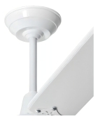 Ventilador de Teto Loren Sid Lumi M3 Branco 3 Velocidades com 3 Pás Pas MDF Brancas