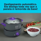 Panela Elétrica C/ Cooktop Black E Decker 700w Pc700-b2 Cor Cinza Frequência 60 Hz