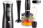 Mixer Turbo Chef 3 Em 1 250w Misturador Triturador E Fuet Sem Fio Portátil Mx4000 Oz