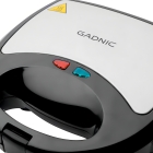 Sanduicheira Grill Elétrico Waffles Gadnic 3 Em 1 Cor Preto