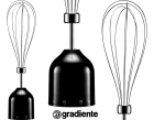 Mixer Powder 3 Em 1 Profissional 600w Triturador E Fuet Aço Inox Pgmx404 Gradiente
