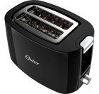 Torradeira Oster Otor 650 Simple Life preta com 650w de potência e 7 níveis de tostagem
