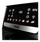 Fritadeira Air Fryer Philco PAF65 6,5l Visor Glass 1700W