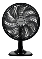 Vent Osc Mesa Turbo 10p 40cm Pr/cz Ventisol 40 Cm 60 Preto Preto Plástico 10