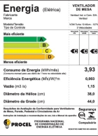 Vent Osc Mesa Turbo 10p 40cm Pr/cz Ventisol 40 Cm 60 Preto Preto Plástico 10