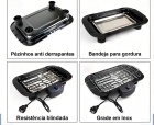 Churrasqueira Elétrica Grill S/fumaça 1.500w Portátil
