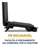 Grill Britânia 750w 2 Sanduiches Chapas Antiaderentes Bgr12a Cor Preto