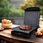 Grill Britânia 750w 2 Sanduiches Chapas Antiaderentes Bgr12a Cor Preto