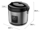 Panela de Arroz Elétrica Electrolux 3,5L cor Inox Efficient por Rita Lobo ERC20