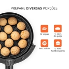 Mondial AF-30-I fritadeira elétrica air fryer sem óleo 3,5L cor preto e inox