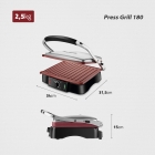 Press Grill 180° Mondial 2000W - PG-02