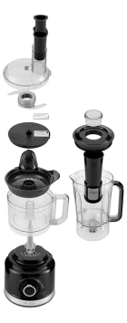 Multiprocessador Philco PMP1500P turbo 5 em 1 preto 900W