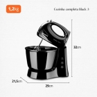 Kit Cozinha Mondial Liquidificador Batedeira E Espremedor KT-105-B