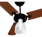 Ventilador Teto Venti-Delta New Delta Light com 3 Pás na Mogno