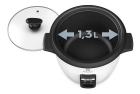 Panela de Arroz Elétrica Electrolux 1,3L Efficient RCB50 Frequência 60 Hz Branca