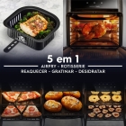 Fritadeira Elétrica Air Fryer Oven Sem Óleo Electrolux 12L Digital Grafite 1700W EAF90 Experience Por Rita Lobo