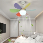 Ventilador Com Led 3core De Teto Silencioso Controle Remoto Estrutura Branco