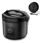 Panela Elétrica Electrolux vapor arroz capacidade 3,5L 10 Xícaras 2 em 1 timer panela removível antiaderente tampa com visor transparente ERC30 preto por Rita Lobo