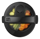 Panela Elétrica Electrolux vapor arroz capacidade 3,5L 10 Xícaras 2 em 1 timer panela removível antiaderente tampa com visor transparente ERC30 preto por Rita Lobo