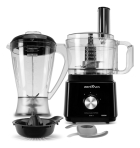 Multiprocessador britânia Bmp900 1000w 3 em 1 inox Preto