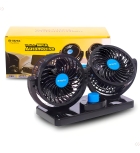 Mini Ventilador Painel Caminhão Carro 12v Rotação 360 Diâmetro 10 Cm
