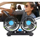 Mini Ventilador Painel Caminhão Carro 12v Rotação 360 Diâmetro 10 Cm