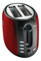 Torradeira Elétrica Bbkr De Aço Inox Vermelha Oster Cor Vermelho