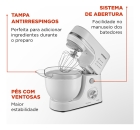 Batedeira Planetária 700w BP-03-W Branca Mondial Cor Branco Frequência 60