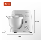 Batedeira Planetária 700w BP-03-W Branca Mondial Cor Branco Frequência 60