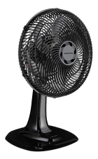 Ventilador De Mesa Oscilante 40 cm 6 Pás Turbo Preto Ventisol
