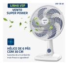 Ventilador de Mesa 30cm Super Power, Mondial, 60W - VSP-30-W