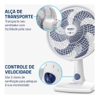 Ventilador de Mesa 30cm Super Power, Mondial, 60W - VSP-30-W