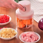 Mini Processador De Alimentos Recarregável Com Usb