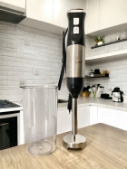 Mixer De Alimentos Inox Potente 1000w + Copo 600ml