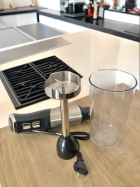 Mixer De Alimentos Inox Potente 1000w + Copo 600ml