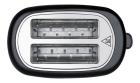Torradeira Elétrica Automática Quicktoast Cor Preta Midea
