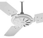 Ventilador de teto Ventex Comercial com 3 pás de MDF preto estrutura preto, 1.1m de diâmetro