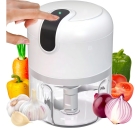 Triturador Mini Processador De Alimentos Multifuncional Cor Branco