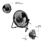 Mini Ventilador Usb Computador Balcão Mesa Leve E Compacto