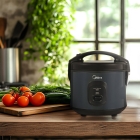 Panela De Arroz Elétrica 3l Preta Midea Cor Preto