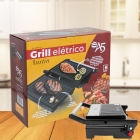 Sanduicheira Grill Misteira Elétrica Omeleteira Multifuncional Aço Inox Chapa Antiaderente A5 Austin