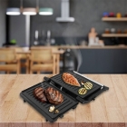 Sanduicheira Grill Misteira Elétrica Omeleteira Multifuncional Aço Inox Chapa Antiaderente A5 Austin