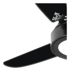 Ventilador Teto 3 Pás 130w Preto Led Venti Delta