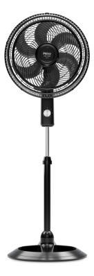 Ventilador De Coluna Philco 6 Pás 175w Pvc41a Estrutura Preto Pás Preto Material das pás Plástico