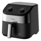 Fritadeira Air Fryer 5,5l Widemax Com Interior De Alumínio 1900w Midea