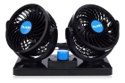 Ventilador Mini Automotivo Duplo - 2 Velocidades 12v Forte