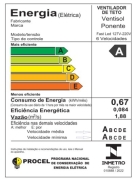 Ventilador Teto Fast Led Controle Remoto Inverter Ponente Cor da estrutura Branco Diâmetro 96 cm