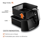 Fritadeira Sem Óleo Air Fryer 8L, Mondial, 1900W - AFN-80-FB
