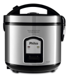 Panela De Arroz Philco 5 Xícaras Ph5p Visor Glass Inox Cor Prateado